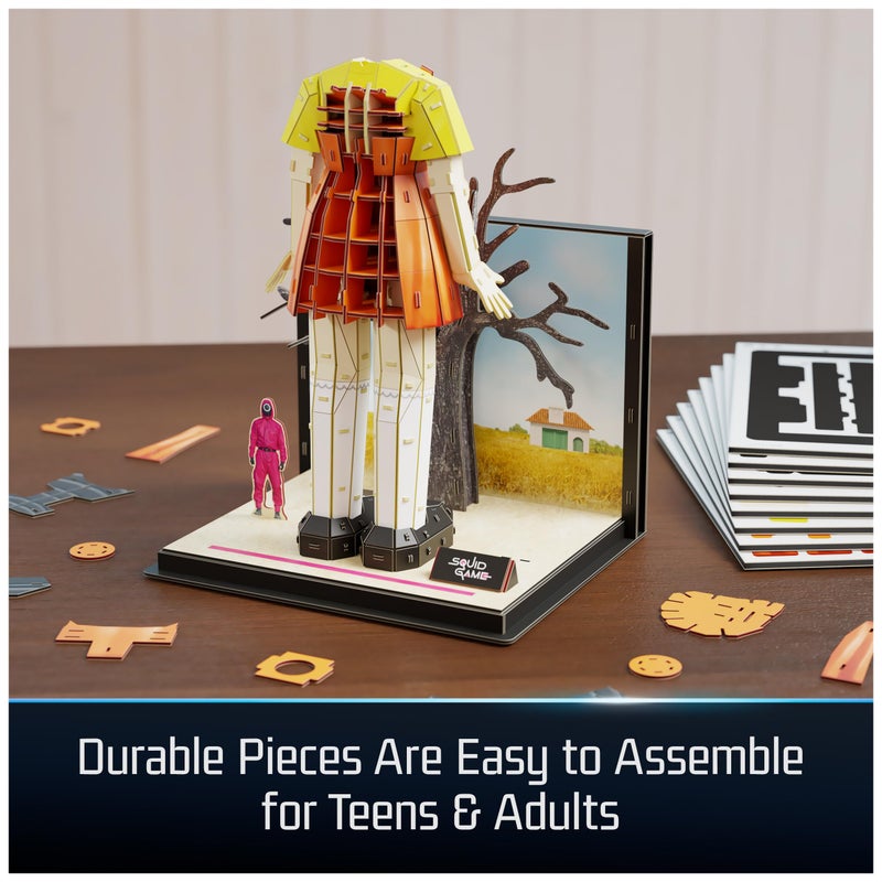 4D Build  Squid Game Young HEE Doll 3D Model Kit  Squid Game Collectibles & Desk D?cor  Adult Puzzle  Building Toys  3D Puzzles for Adults & Teens  193 Pieces  for Ages 12 & Up - Image 4